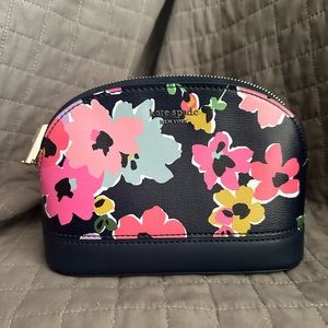 Kate Spade Floral Cosmetic bag NWOT
